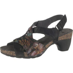 Think! Traudi Klassische Sandaletten - Schwarz-kombi