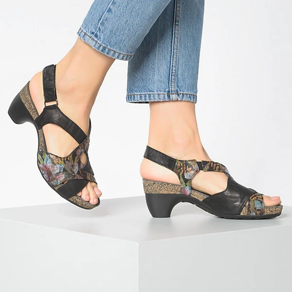 Think! Traudi Klassische Sandaletten - Schwarz-kombi 4 Think! Traudi Klassische Sandaletten - Schwarz-kombi – Bild 2