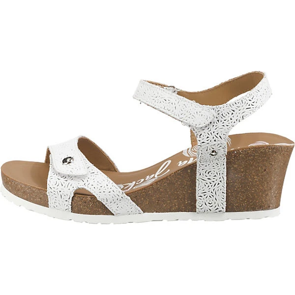 Panama Jack Julia Roses B5 Keilsandaletten - Weiß 5 Panama Jack Julia Roses B5 Keilsandaletten - Weiß – Bild 3