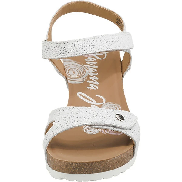Panama Jack Julia Roses B5 Keilsandaletten - Weiß 6 Panama Jack Julia Roses B5 Keilsandaletten - Weiß – Bild 4