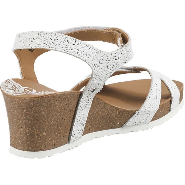 Panama Jack Julia Roses B5 Keilsandaletten - Weiß 7 Panama Jack Julia Roses B5 Keilsandaletten - Weiß – Bild 5