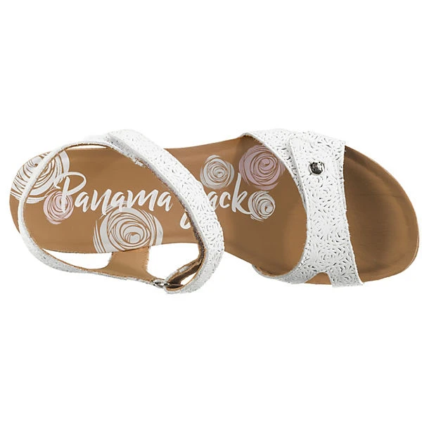 Panama Jack Julia Roses B5 Keilsandaletten - Weiß 8 Panama Jack Julia Roses B5 Keilsandaletten - Weiß – Bild 6