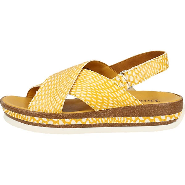 Think! Sandalen Riemchensandaletten - Gelb 4 Think! Sandalen Riemchensandaletten - Gelb – Bild 2