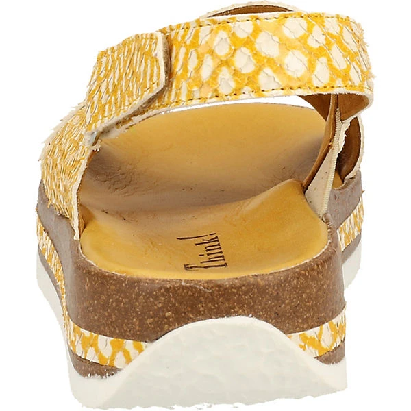 Think! Sandalen Riemchensandaletten - Gelb 7 Think! Sandalen Riemchensandaletten - Gelb – Bild 5