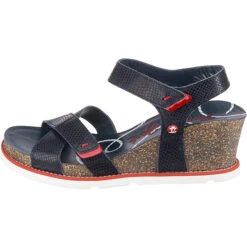 Panama Jack Vieri Navy Keilsandaletten - Dunkelblau -Trend Shoe Verkauf 14017818 03