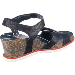 Panama Jack Vieri Navy Keilsandaletten - Dunkelblau -Trend Shoe Verkauf 14017818 05
