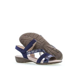 Gabor Riemchensandalen Materialmix Leder Blau Riemchensandaletten - Blau 11 Gabor Riemchensandalen Materialmix Leder Blau Riemchensandaletten - Blau -Trend Shoe Verkauf 14309449 05