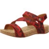 Josef Seibel Sandalen Riemchensandaletten - Rot -Trend Shoe Verkauf 14322434 01