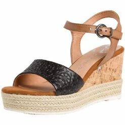 Marco Tozzi Sandalette Keilsandaletten - Schwarz