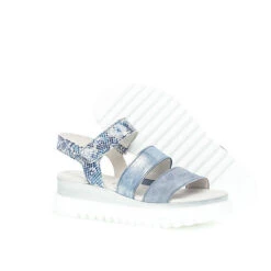 Gabor Plateau Sandale Plateau-Sandaletten - Blau -Trend Shoe Verkauf 14622686 02