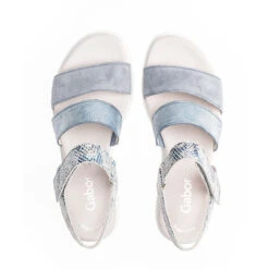 Gabor Plateau Sandale Plateau-Sandaletten - Blau -Trend Shoe Verkauf 14622686 03