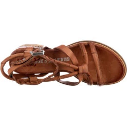 A.S.98 Moraine Riemchensandaletten - Cognac -Trend Shoe Verkauf 17577236 06