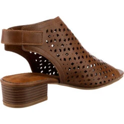 Schaftsandaletten Mit Klettverschluss - Cognac -Trend Shoe Verkauf 17605211 05