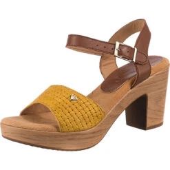 Keilsandaletten - Gelb