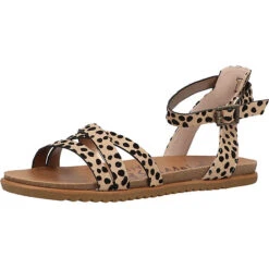 Sandalen Riemchensandaletten - Beige/schwarz