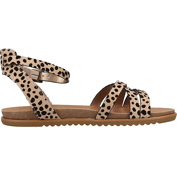 Sandalen Riemchensandaletten - Beige/schwarz 6 Sandalen Riemchensandaletten - Beige/schwarz – Bild 4