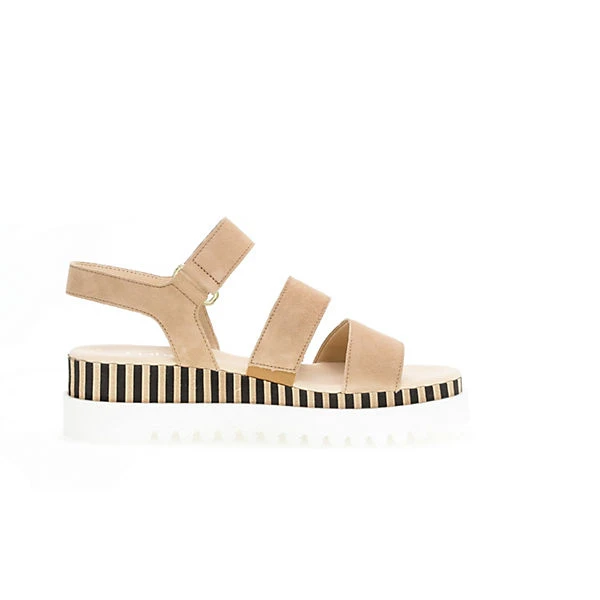 Gabor Plateau Sandalen Rauleder Beige Plateau-Sandaletten - Beige 5 Gabor Plateau Sandalen Rauleder Beige Plateau-Sandaletten - Beige – Bild 3