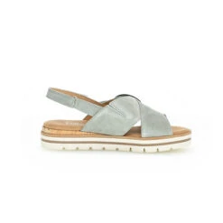 Gabor Comfort Plateau Sandalen Rauleder Grün Plateau-Sandaletten - Grün -Trend Shoe Verkauf 19924222 03