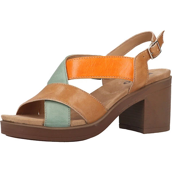 Sandalen Riemchensandaletten - Braun/orange 3 Sandalen Riemchensandaletten - Braun/orange