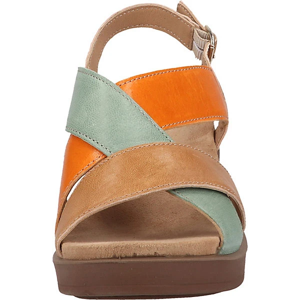 Sandalen Riemchensandaletten - Braun/orange 5 Sandalen Riemchensandaletten - Braun/orange – Bild 3