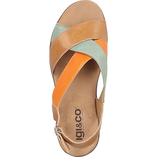 Sandalen Riemchensandaletten - Braun/orange 8 Sandalen Riemchensandaletten - Braun/orange – Bild 6