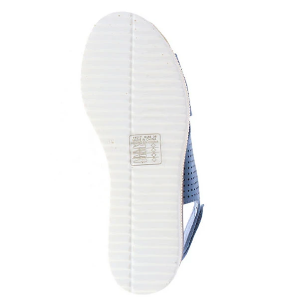 Xti Damen Sandaletten Sandalen Plateau Slingback Blau - Blau 5 Xti Damen Sandaletten Sandalen Plateau Slingback Blau - Blau – Bild 3