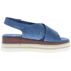 Xti Damen Sandaletten Sandalen Plateau Slingback Blau - Blau 14 Xti Damen Sandaletten Sandalen Plateau Slingback Blau - Blau -Trend Shoe Verkauf 21113202 06