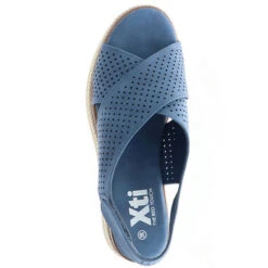 Xti Damen Sandaletten Sandalen Plateau Slingback Blau - Blau 15 Xti Damen Sandaletten Sandalen Plateau Slingback Blau - Blau -Trend Shoe Verkauf 21113202 07
