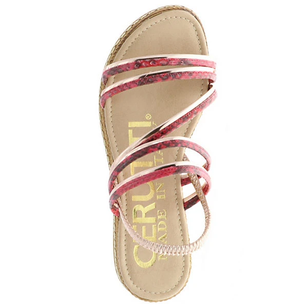 CERUTTI Damen Sandaletten Riemchen Slingback Rot/gold - Rot 9 CERUTTI Damen Sandaletten Riemchen Slingback Rot/gold - Rot – Bild 7