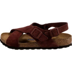 Birkenstock Tulum Weichbettung Veloursleder Riemchensandalen Schmal -Trend Shoe Verkauf 21637069 03