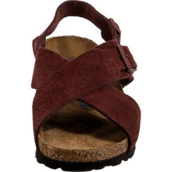 Birkenstock Tulum Weichbettung Veloursleder Riemchensandalen Schmal -Trend Shoe Verkauf 21637069 04