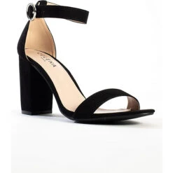 Quadratische Peeptoe-Heels CLAUDIA Schaftsandaletten - Schwarz -Trend Shoe Verkauf 22052149 03