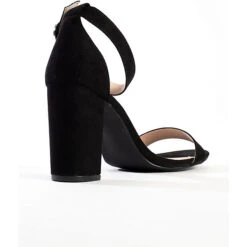 Quadratische Peeptoe-Heels CLAUDIA Schaftsandaletten - Schwarz -Trend Shoe Verkauf 22052149 06