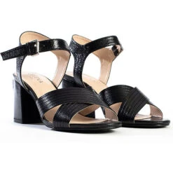 Sandalen Mit Eckigem Absatz CORDELIA Schaftsandaletten - Schwarz 17 Sandalen Mit Eckigem Absatz CORDELIA Schaftsandaletten - Schwarz -Trend Shoe Verkauf 22054578 08