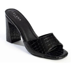 Peeptoe-Heels CHERYL SCHWARZ Schaftsandaletten - Schwarz 11 Peeptoe-Heels CHERYL SCHWARZ Schaftsandaletten - Schwarz -Trend Shoe Verkauf 22055149 02