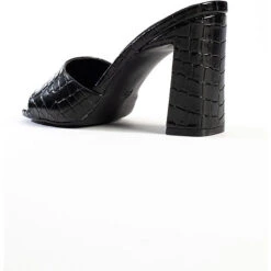 Peeptoe-Heels CHERYL SCHWARZ Schaftsandaletten - Schwarz 13 Peeptoe-Heels CHERYL SCHWARZ Schaftsandaletten - Schwarz -Trend Shoe Verkauf 22055149 04