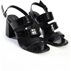 Sandalen Mit Eckigem Absatz CHARIS BASICS Schaftsandaletten -Trend Shoe Verkauf 22056922 08