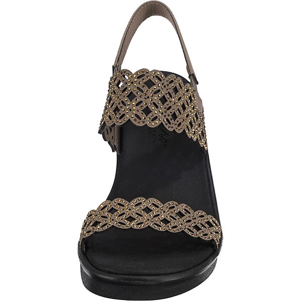 Skechers Rumble On Sassy Dayz Keilsandaletten - Taupe 6 Skechers Rumble On Sassy Dayz Keilsandaletten - Taupe – Bild 4