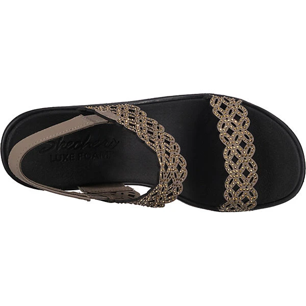 Skechers Rumble On Sassy Dayz Keilsandaletten - Taupe 8 Skechers Rumble On Sassy Dayz Keilsandaletten - Taupe – Bild 6