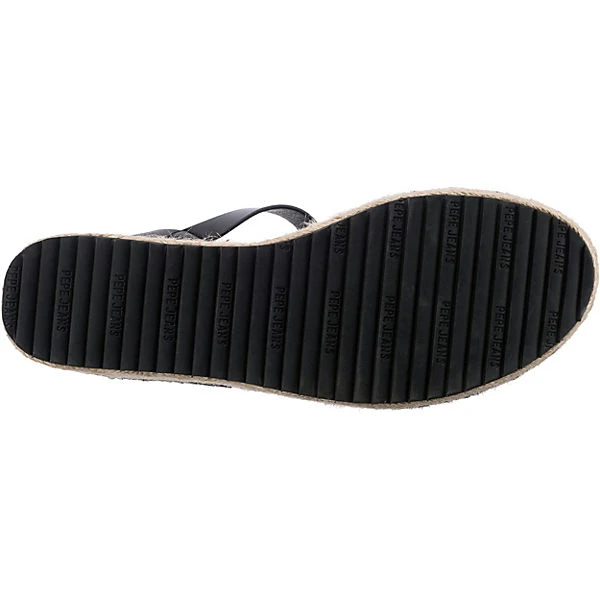 Pepe Jeans Witney Logo Plateau-Sandaletten - Schwarz 8 Pepe Jeans Witney Logo Plateau-Sandaletten - Schwarz – Bild 6