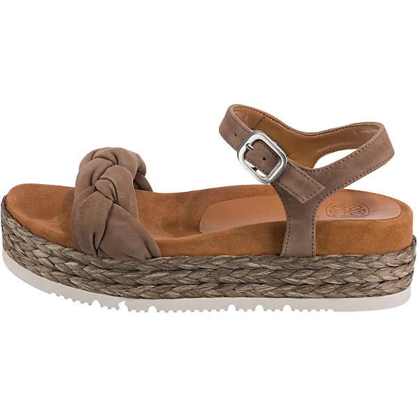 Unisa Copla_ks Plateau-Sandaletten - Taupe 5 Unisa Copla_ks Plateau-Sandaletten - Taupe – Bild 3