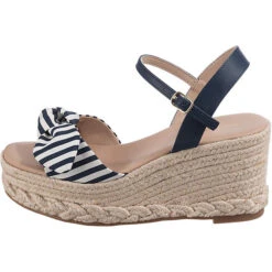 Aldo Macrama Keilsandaletten - Blau/weiß 11 Aldo Macrama Keilsandaletten - Blau/weiß -Trend Shoe Verkauf 23273231 03