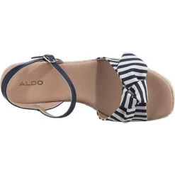 Aldo Macrama Keilsandaletten - Blau/weiß 14 Aldo Macrama Keilsandaletten - Blau/weiß -Trend Shoe Verkauf 23273231 06