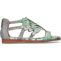 Laura Vita Sandalen Schaftsandaletten - Grün/blau -Trend Shoe Verkauf 24300626 04