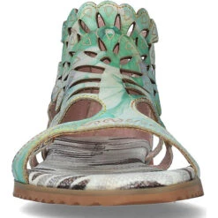 Laura Vita Sandalen Schaftsandaletten - Grün/blau -Trend Shoe Verkauf 24300626 05