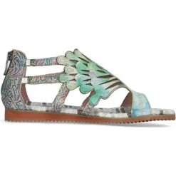 Laura Vita Sandalen Schaftsandaletten - Grün/blau -Trend Shoe Verkauf 24300626 07