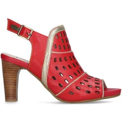 Laura Vita Sandalen Schaftsandaletten - Rot -Trend Shoe Verkauf 24300655 04