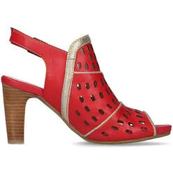 Laura Vita Sandalen Schaftsandaletten - Rot -Trend Shoe Verkauf 24300655 07