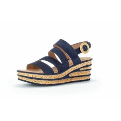 Gabor Keilsandaletten - Blau