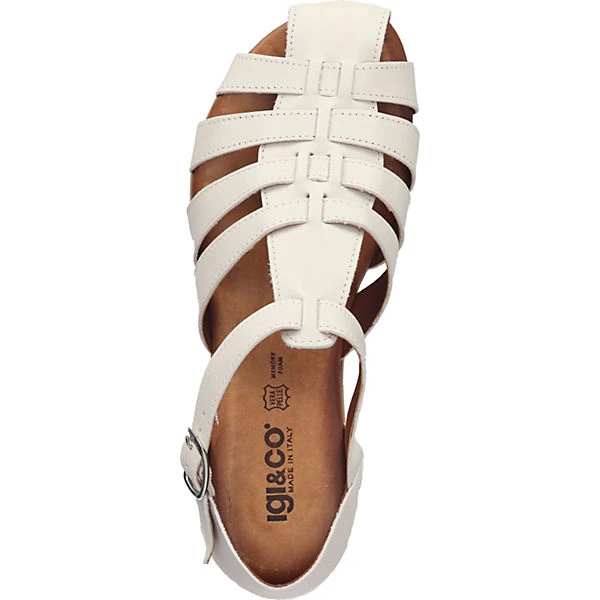 Sandalen Schaftsandaletten - Weiß 8 Sandalen Schaftsandaletten - Weiß – Bild 6